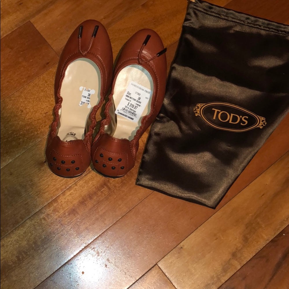 Tod’s Ballerina Dee Laccetto size 8
